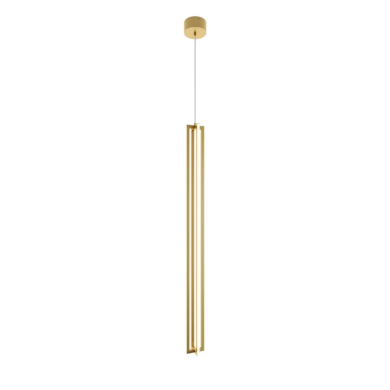 Cass LED Pendant in Gold