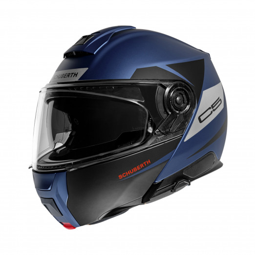 Schuberth C5 Eclipse Blue Black Modular Helmet Size M