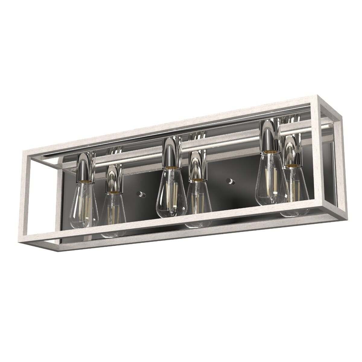 Squire Manor 3-Light Vanity in Distressed White
