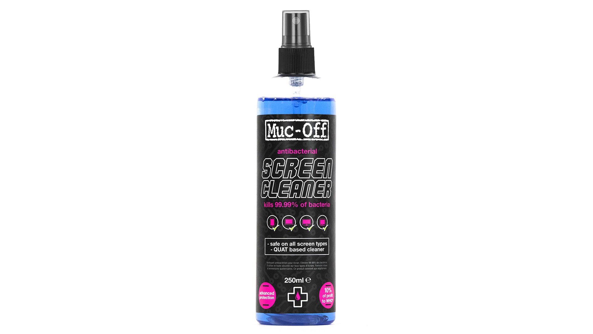 MUC-OFF SCREEN CLEANER 250ML Size