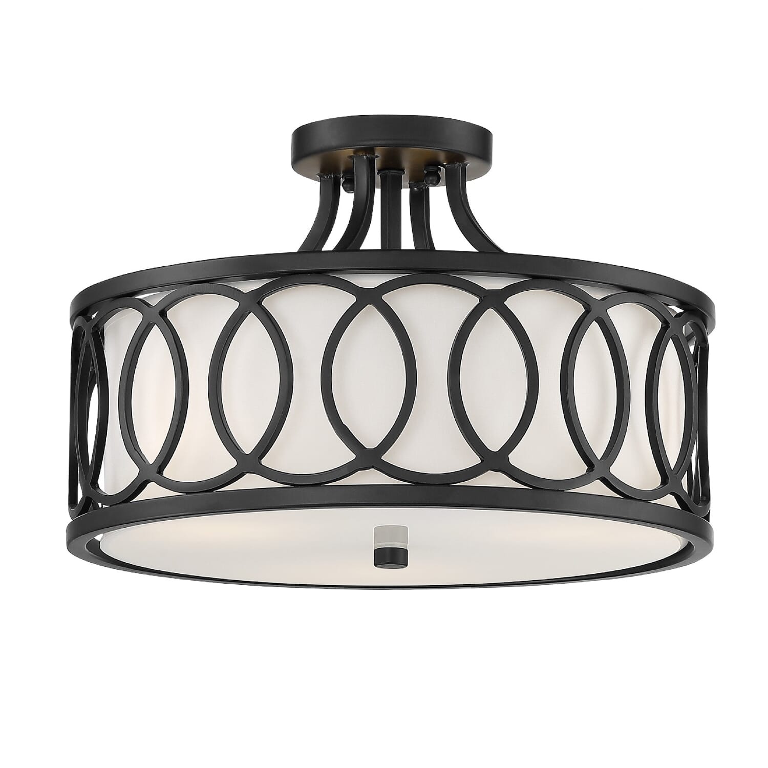 Graham 3-Light Ceiling Light in Matte Black