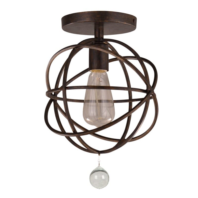 Solaris 9" Ceiling Light in English Bronze