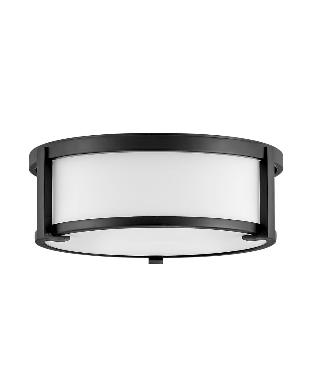 Lowell 2-Light Flush Mount Ceiling Light In Black