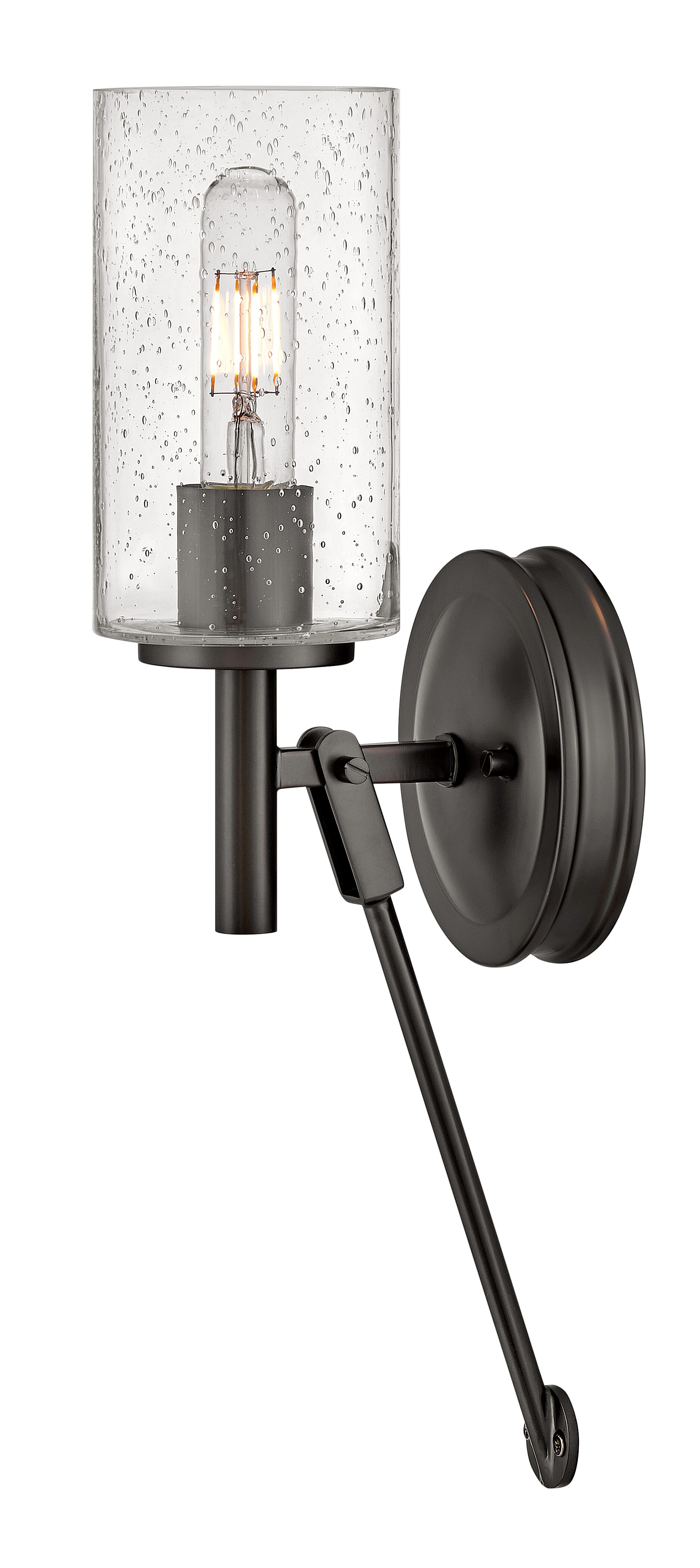 Collier 1-Light Wall Sconce In Black Oxide