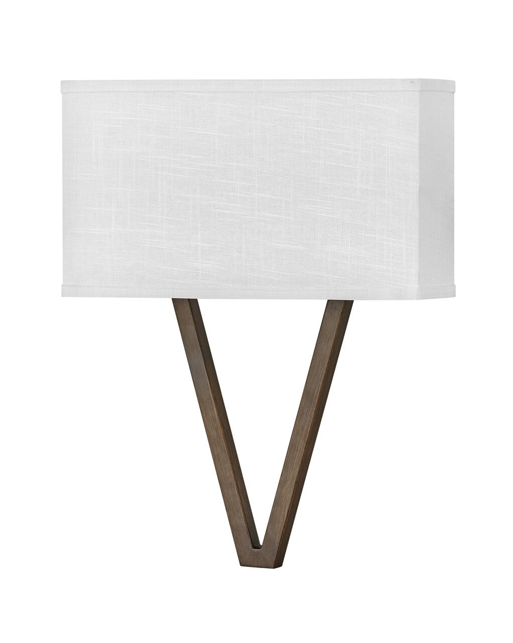 Vector Off White Wall Sconce In Walnut
