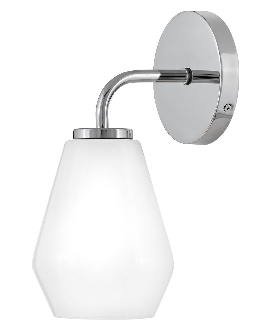 Gio 1-Light LED Bathroom Vanity Light in Chrome