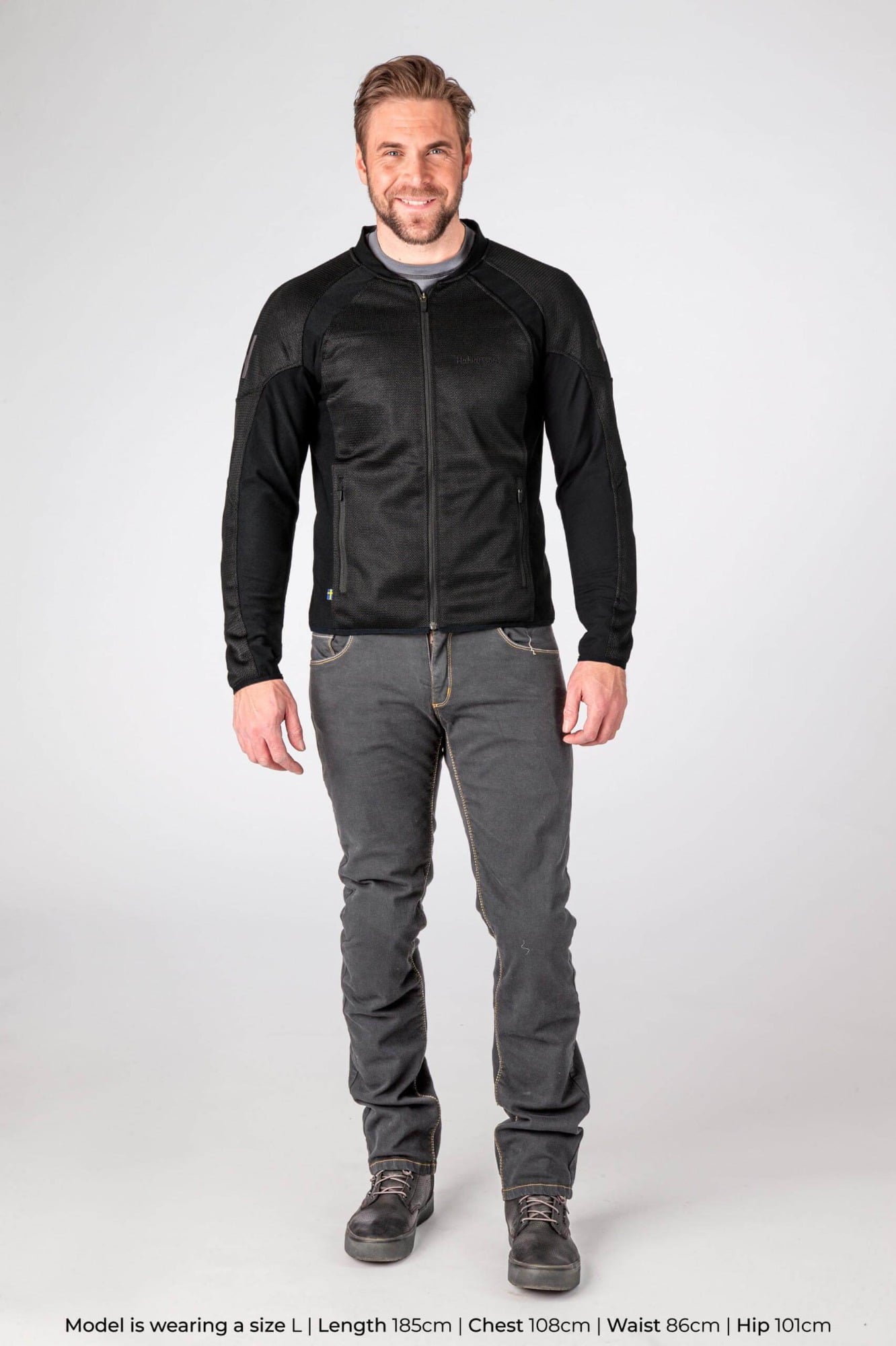 Halvarssons Edane Jacket Black Size M