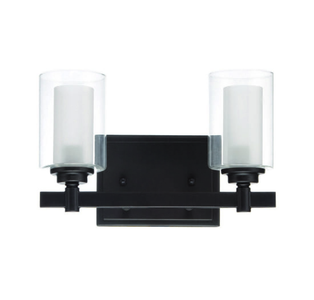 Celeste 2-Light 12" Bathroom Vanity Light in Espresso