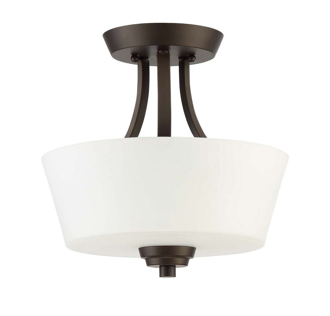 Grace 2-Light Ceiling Light in Espresso