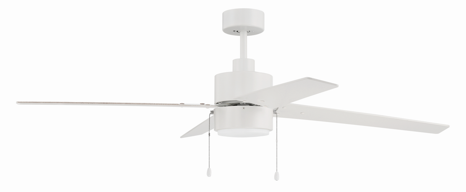 Terie 1-Light 52" Ceiling Fan in White