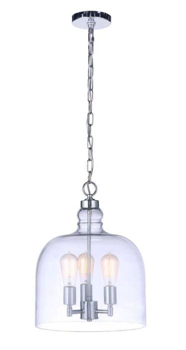 Craftmade Jackson 3-Light Pendant in Chrome