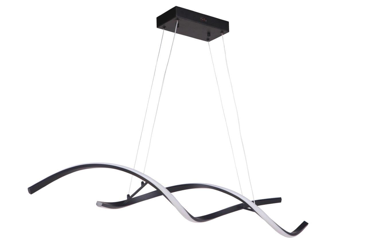 Pulse 1-Light Linear Pendant in Flat Black