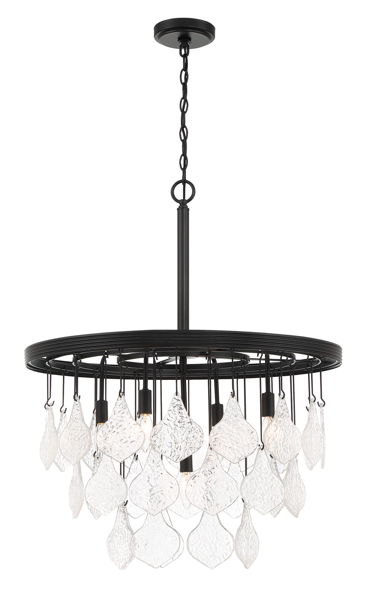 Craftmade Vesi 5-Light Pendant in Flat Black
