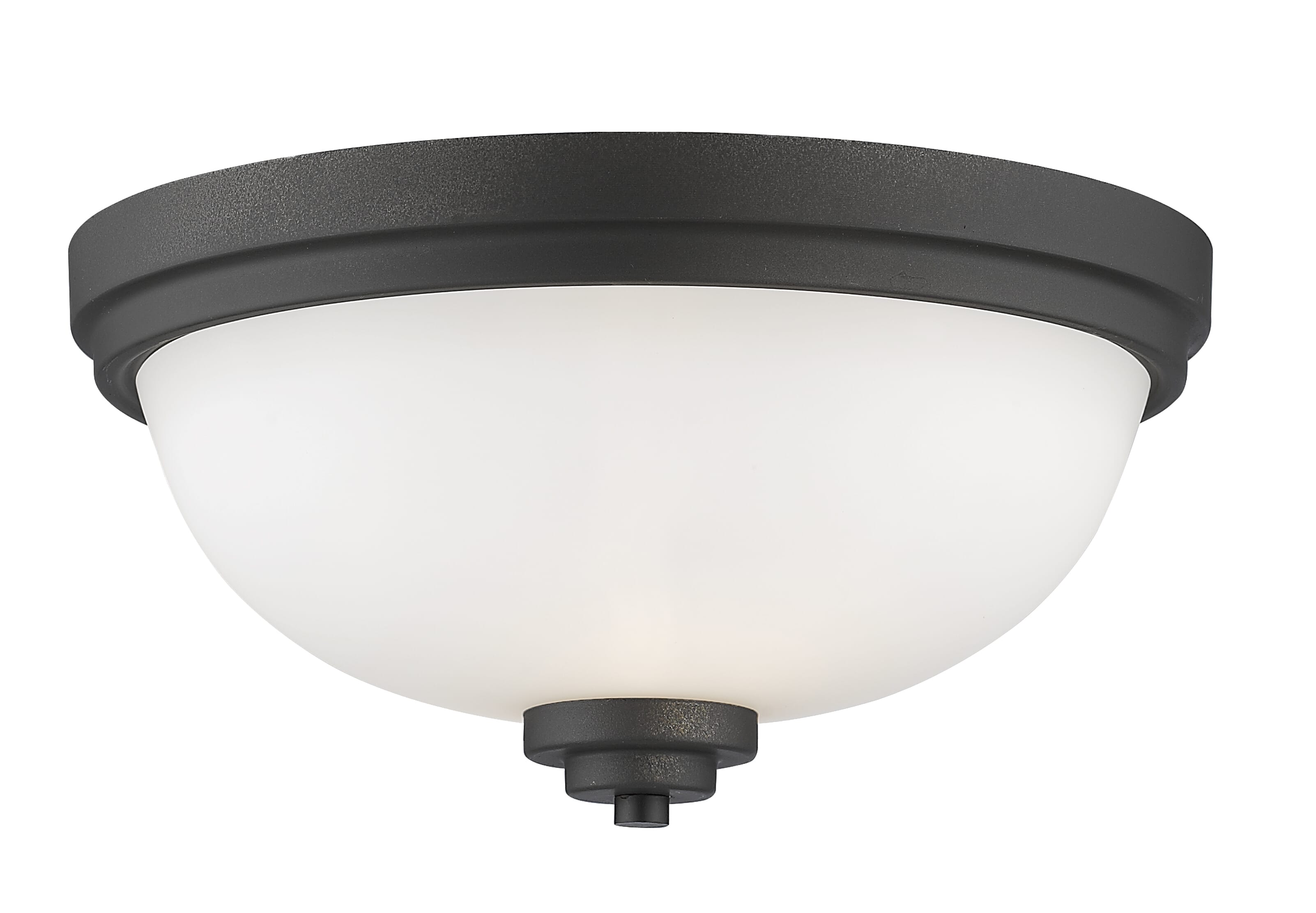 Ashton 2-Light Flush Mount Ceiling Light In Bronze