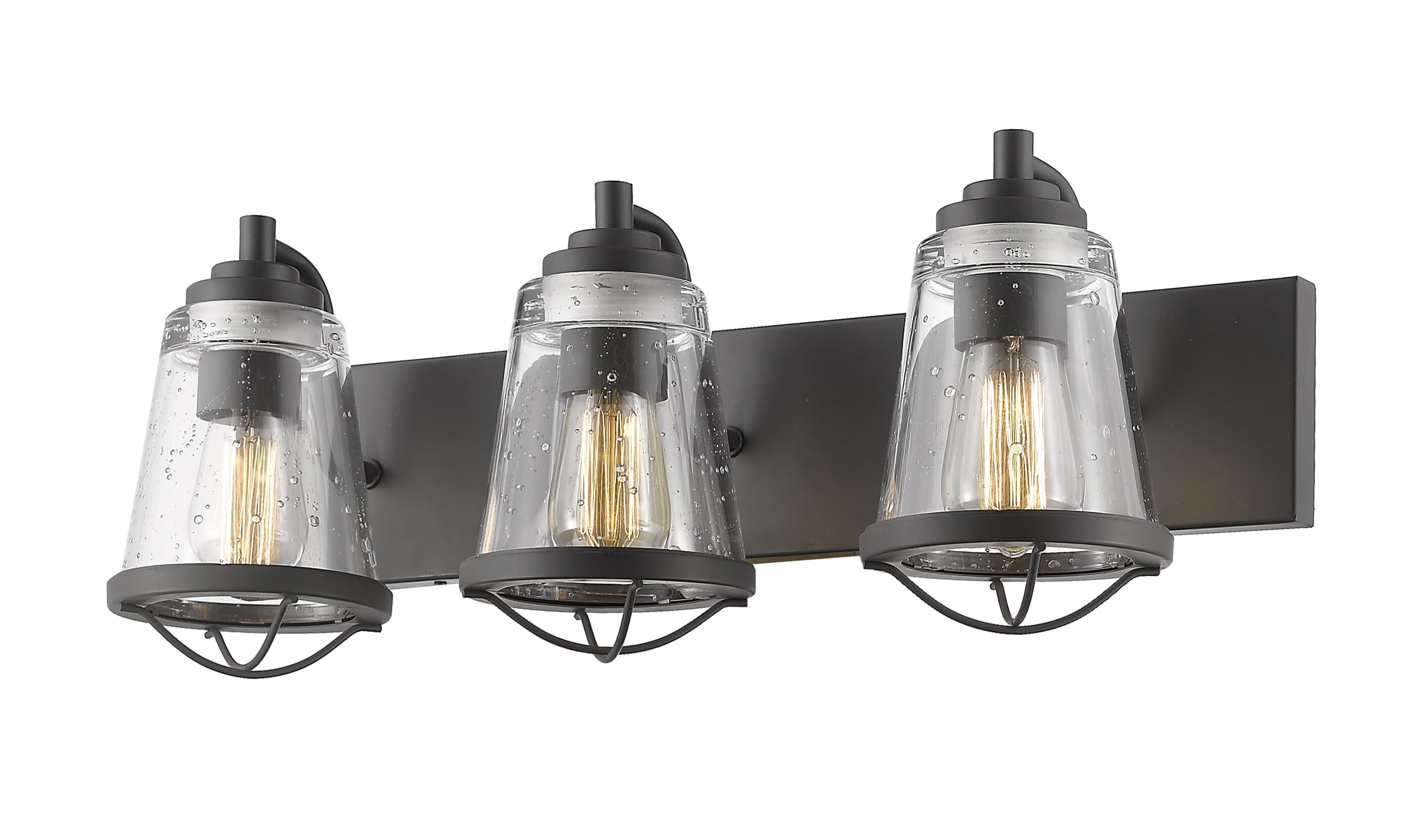 Mariner 3-Light Bathroom Vanity Light In Bronze