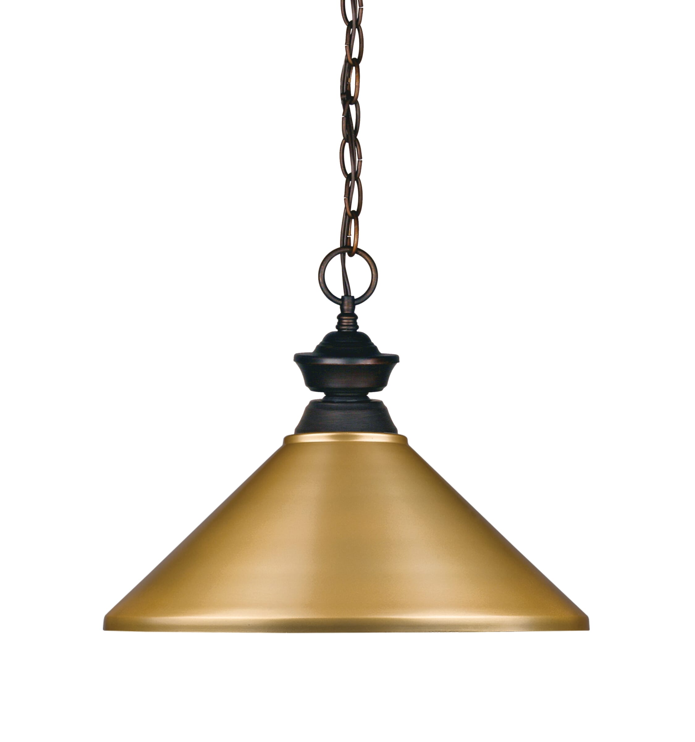 Riviera 1-Light Pendant Light In Olde Bronze