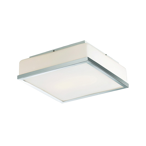 Flush Mounts 2-Light Flush Mount in Chrome
