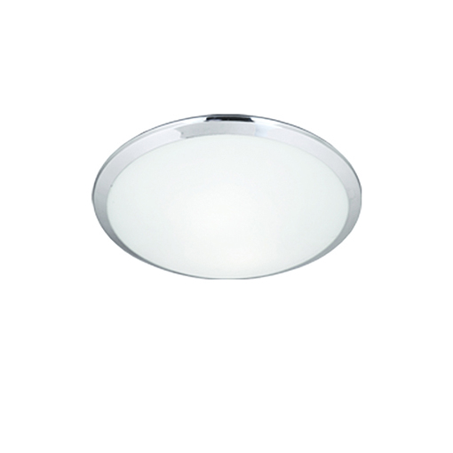Malta 1-Light Flush Mount in Chrome