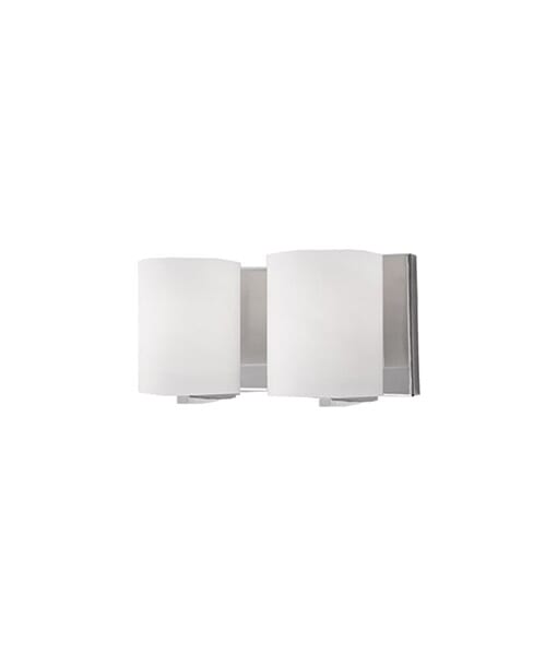 Bridgewater 2-Light Bathroom Vanity Light in Chrome