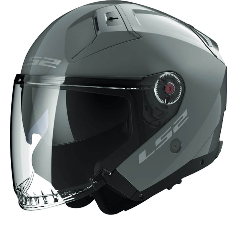 LS2 OF603 Infinity II Solid Nardo Grey 06 Jet Helmet Size M
