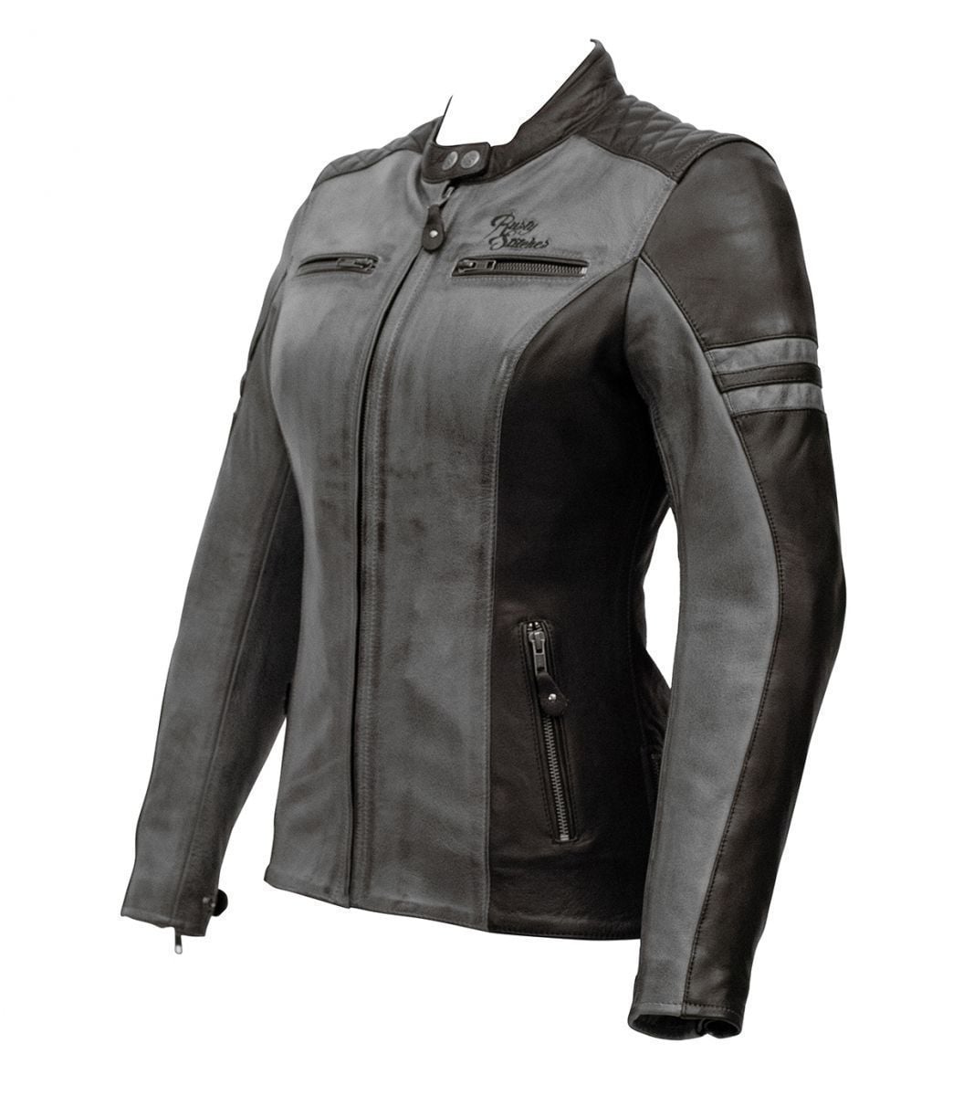 Rusty Stitches Joyce Jacket Black Gray Size 40