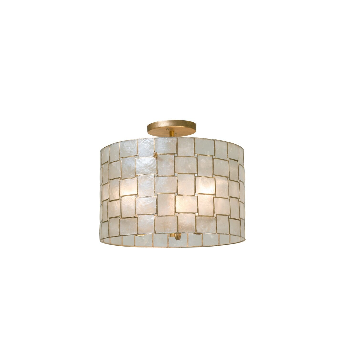 Roxy 3-Light Ceiling Light in Oxidized Gold Leaf