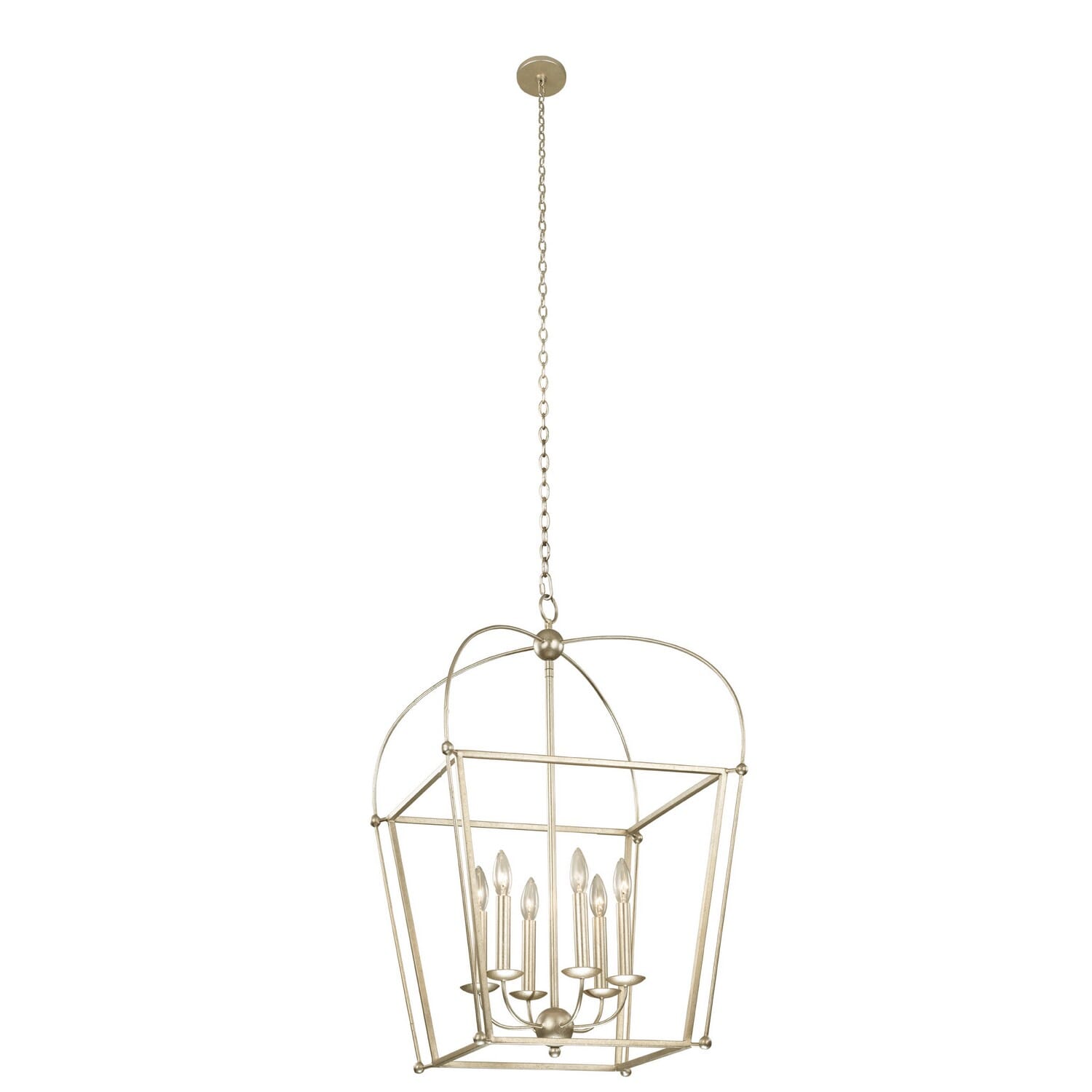 Sutter 8-Light Pendant Light in Warm Silver