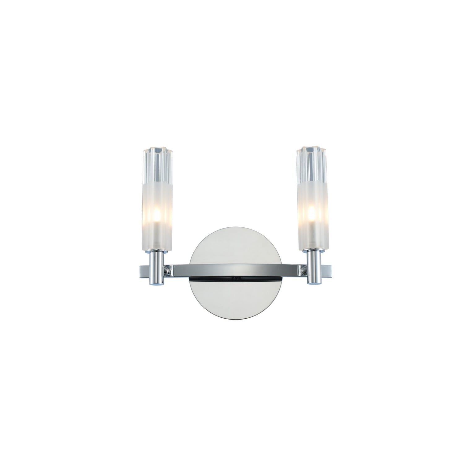 Lorne 2-Light Bathroom Vanity Light in Chrome