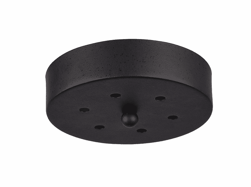 Matteo Multi Ceiling Canopy (Line Voltage) Lighting Accessory In Rusty Black