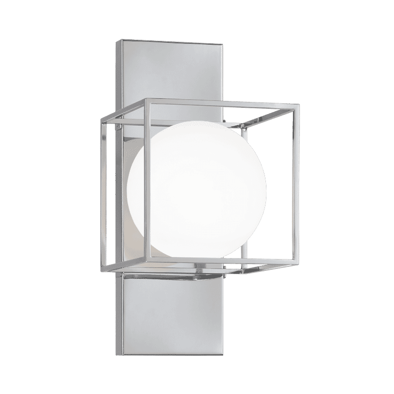 Matteo Squircle 1-Light Wall Sconce In Chrome