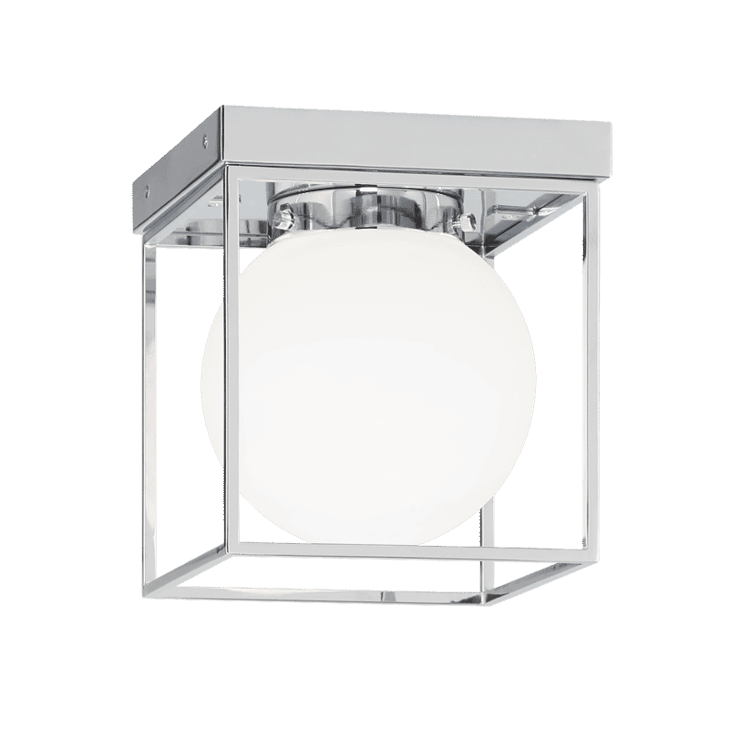 Matteo Squircle 1-Light Ceiling Light In Chrome