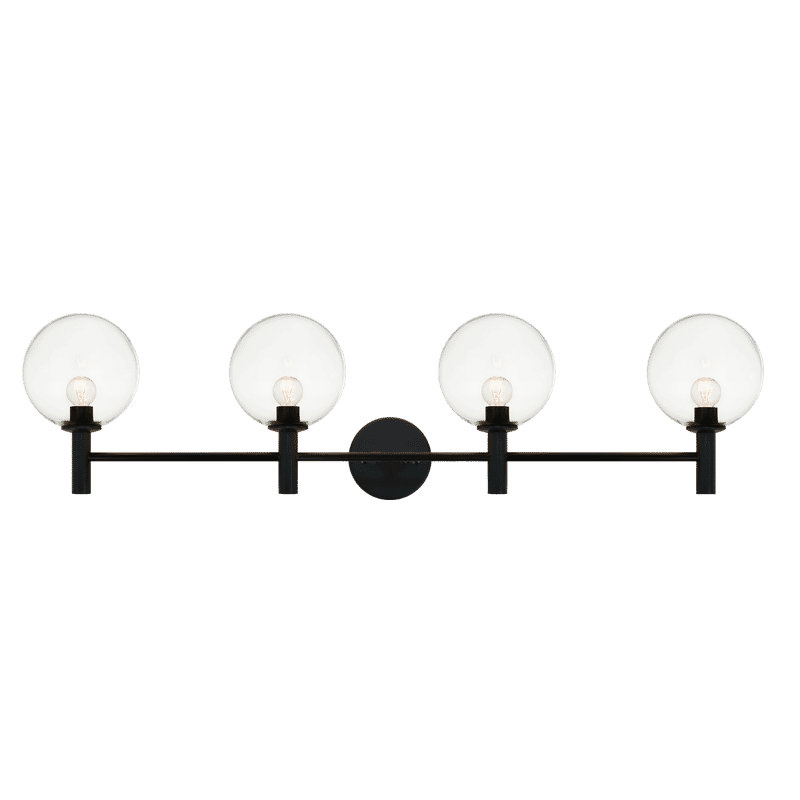 Matteo Cosmo 4-Light Wall Sconce In Black