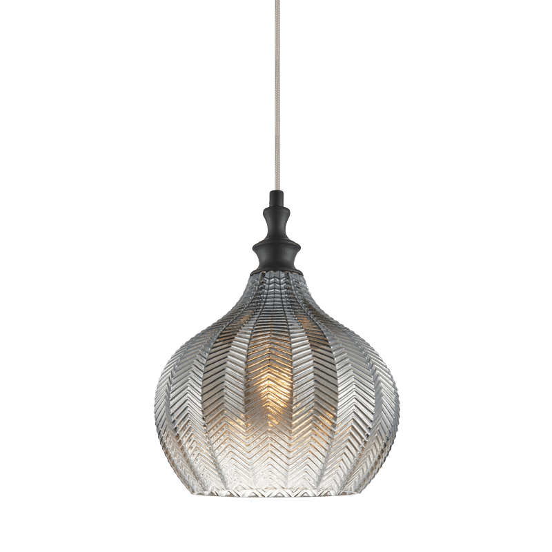 Renity 1-Light Pendant Light In Smoke