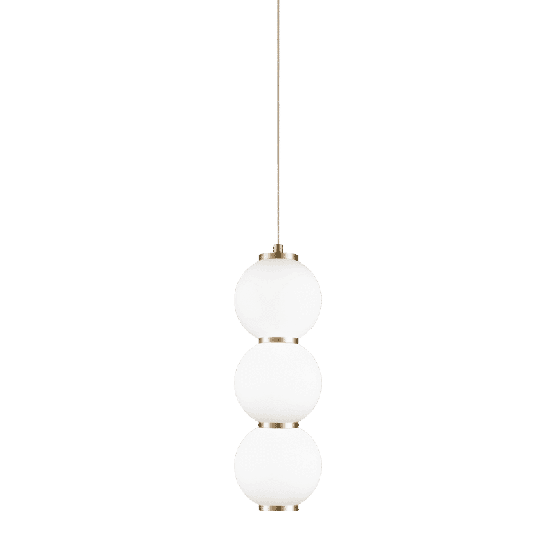 Dango 1-Light Pendant Light In Oxidized Gold
