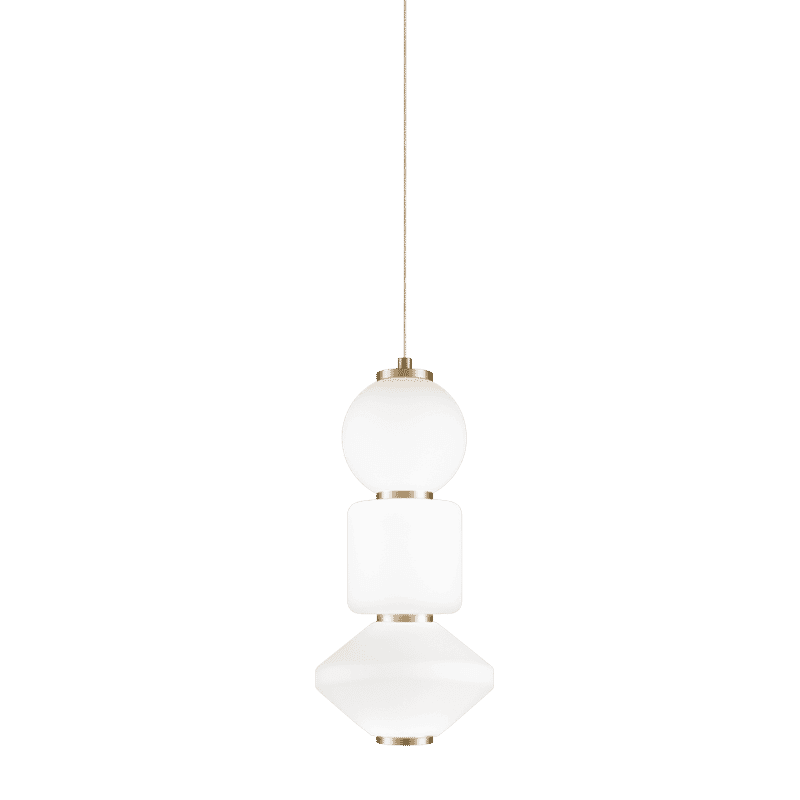 Dango 1-Light Pendant Light In Oxidized Gold
