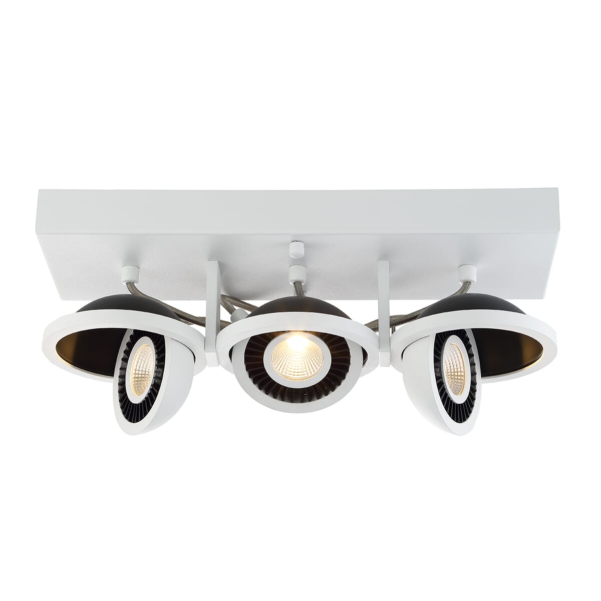 Vision 3-Light Ceiling Light in White