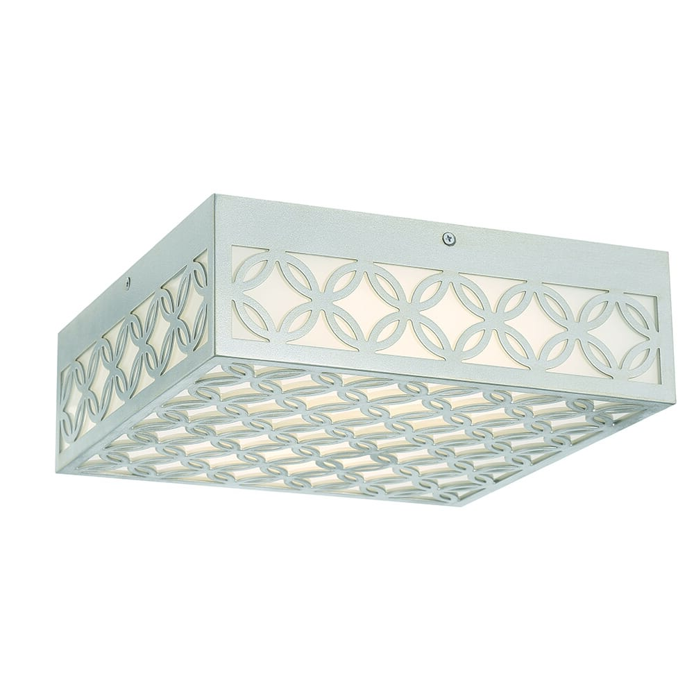 Clover 1-Light Ceiling Light in Silver