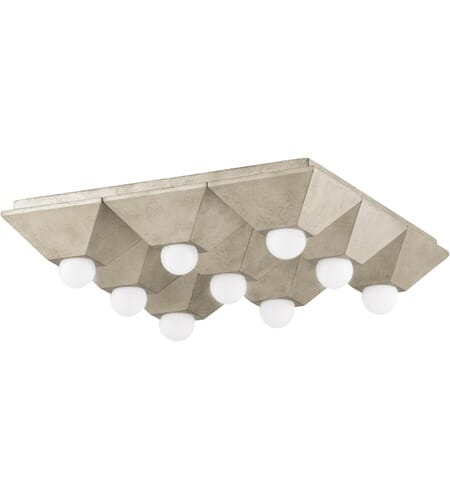 Corbett Max 9-Light Ceiling Light in Silver Leaf
