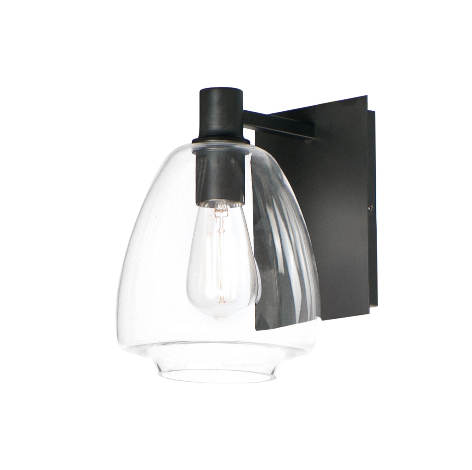 Babylon 1-Light Wall Sconce in Black
