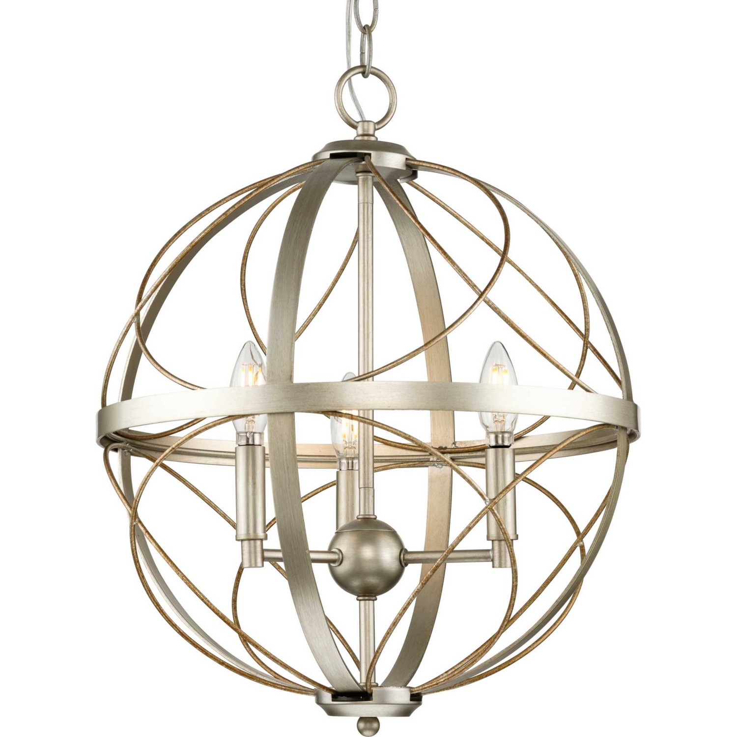Brandywine 3-Light Pendant in Silver Ridge
