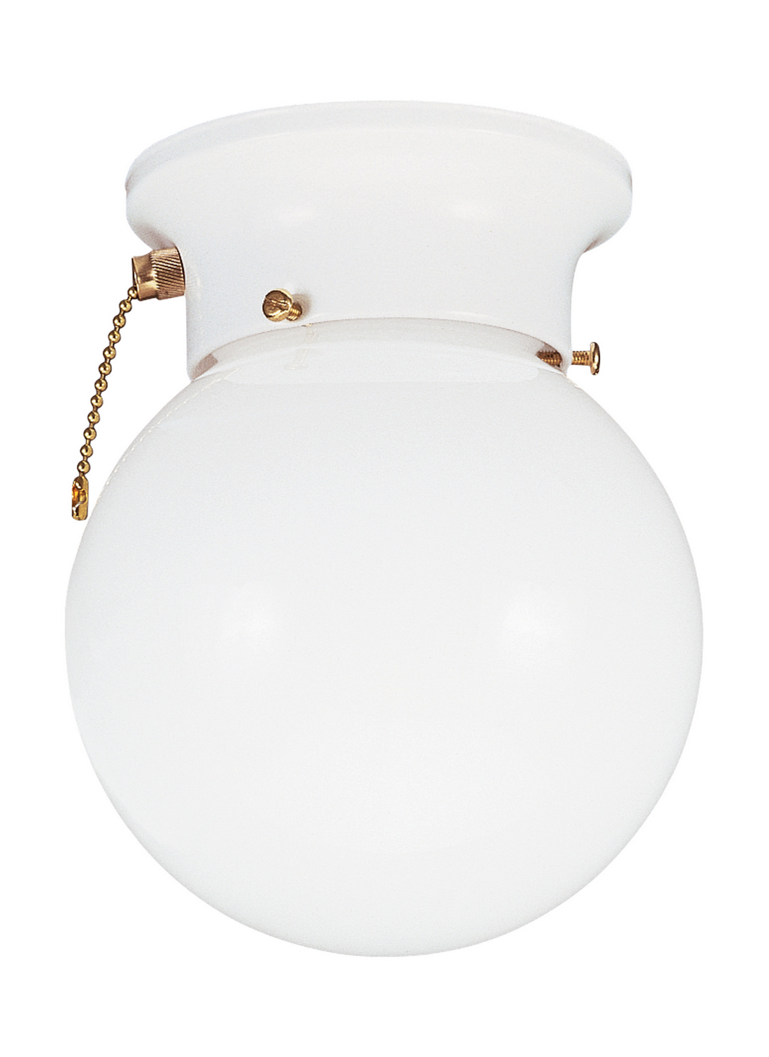 Tomkin 1-Light Flush Mount in White