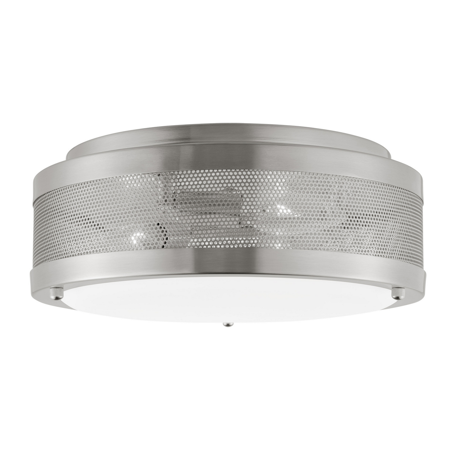 Vander 3-Light Flushmount Ceiling Light in Brushed Nickel