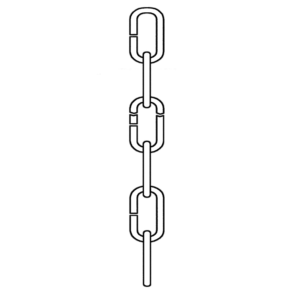 Generation Lighting Replacement Chain in Burnt Sienna