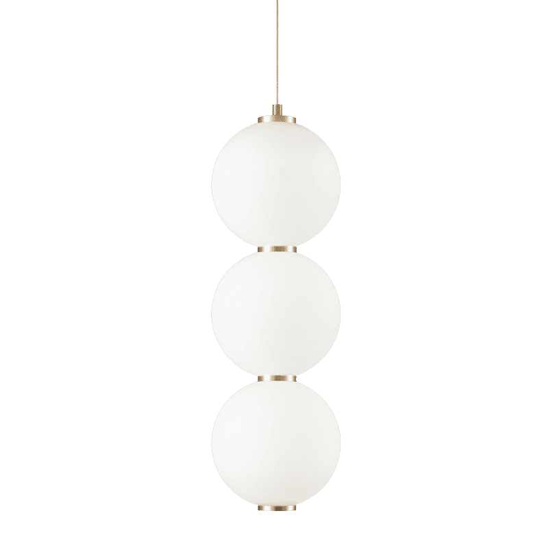 Dango 1-Light Pendant Light In Oxidized Gold