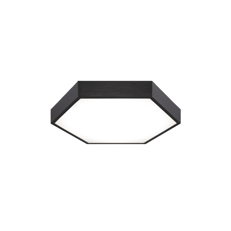 Matteo Hexol 1-Light Ceiling Light In Oxidized Black