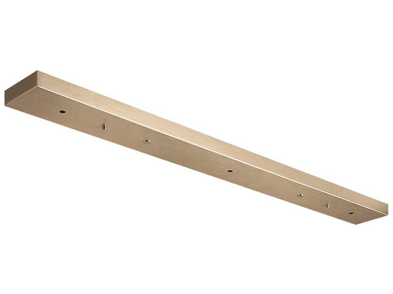 Matteo Multi Ceiling Canopy (Line Voltage) Lighting Accessory In Oxidized Rose