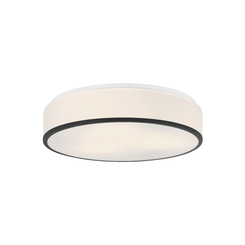 Matteo Echo 3-Light Ceiling Light In Matte Black
