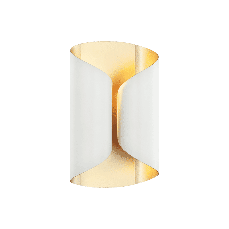 Matteo Ripcurl 2-Light Wall Sconce In White