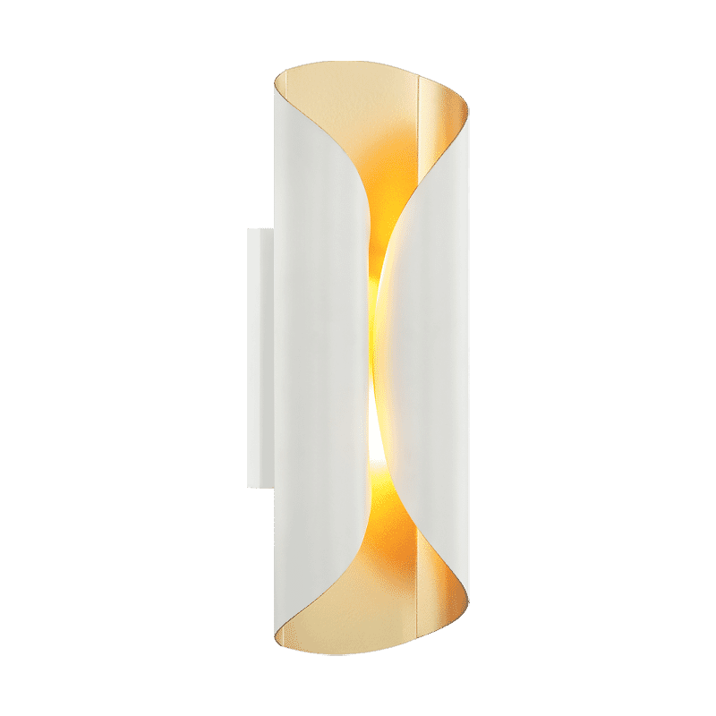 Matteo Ripcurl 2-Light Wall Sconce In White