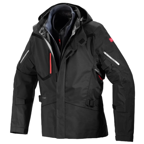 Spidi Mission-T Jacket Black Size M